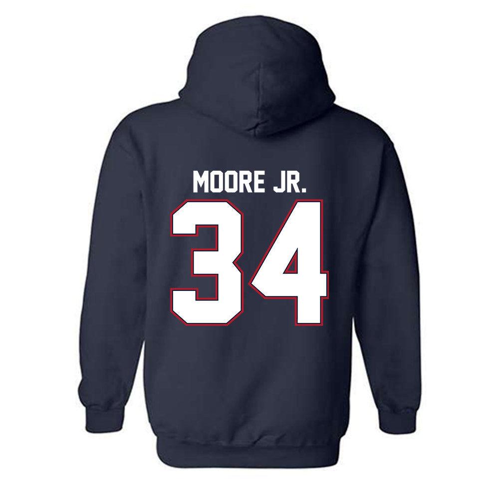Liberty - NCAA Football : Seneca Moore Jr. - Classic Shersey Hooded Sweatshirt-1