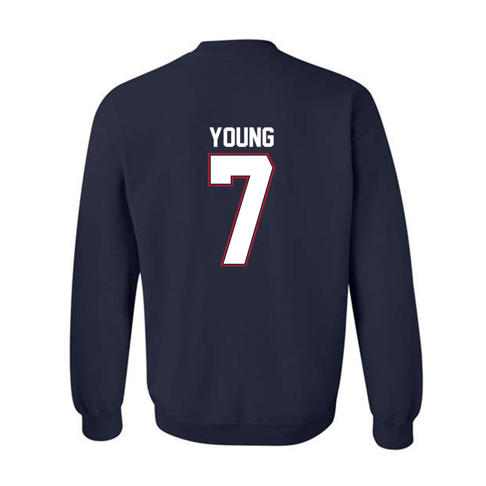 Liberty - NCAA Women's Lacrosse : Olivia Young - Classic Shersey Crewneck Sweatshirt-1