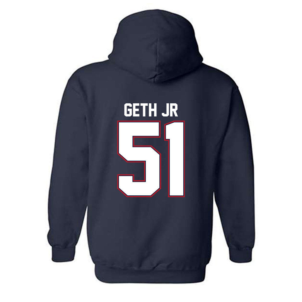 Liberty - NCAA Football : DJ Geth Jr - Classic Shersey Hooded Sweatshirt-1