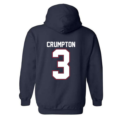 Liberty - NCAA Women's Lacrosse : Zuri Crumpton - Classic Shersey Hooded Sweatshirt-1