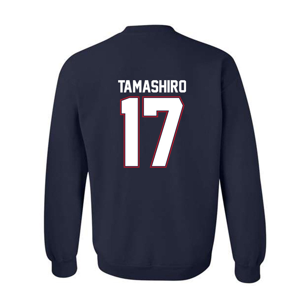 Liberty - NCAA Men's Soccer : Kai Tamashiro - Classic Shersey Crewneck Sweatshirt-1
