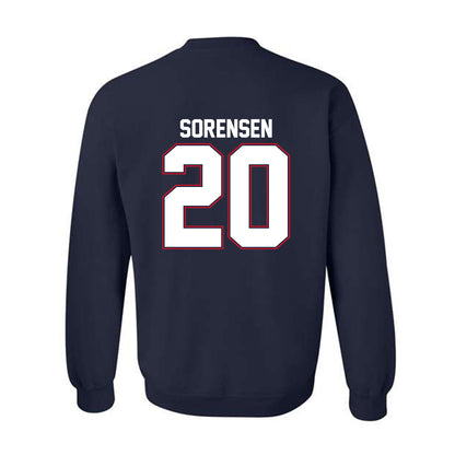 Liberty - NCAA Men's Basketball : Torr Sorensen - Classic Shersey Crewneck Sweatshirt-1