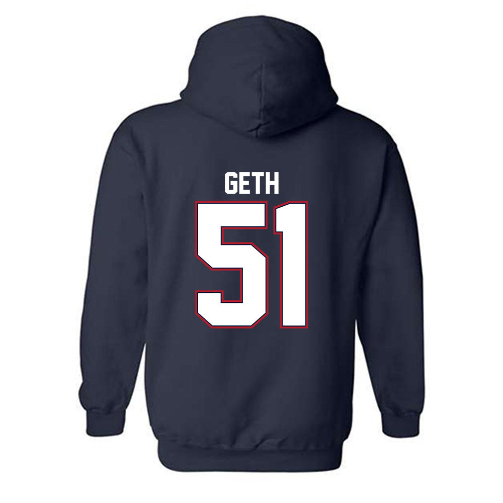 Liberty - NCAA Football : DJ Geth - Classic Shersey Hooded Sweatshirt-1