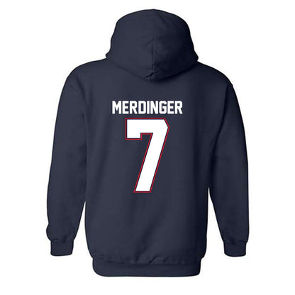 Liberty - NCAA Football : Michael Merdinger - Classic Shersey Hooded Sweatshirt-1