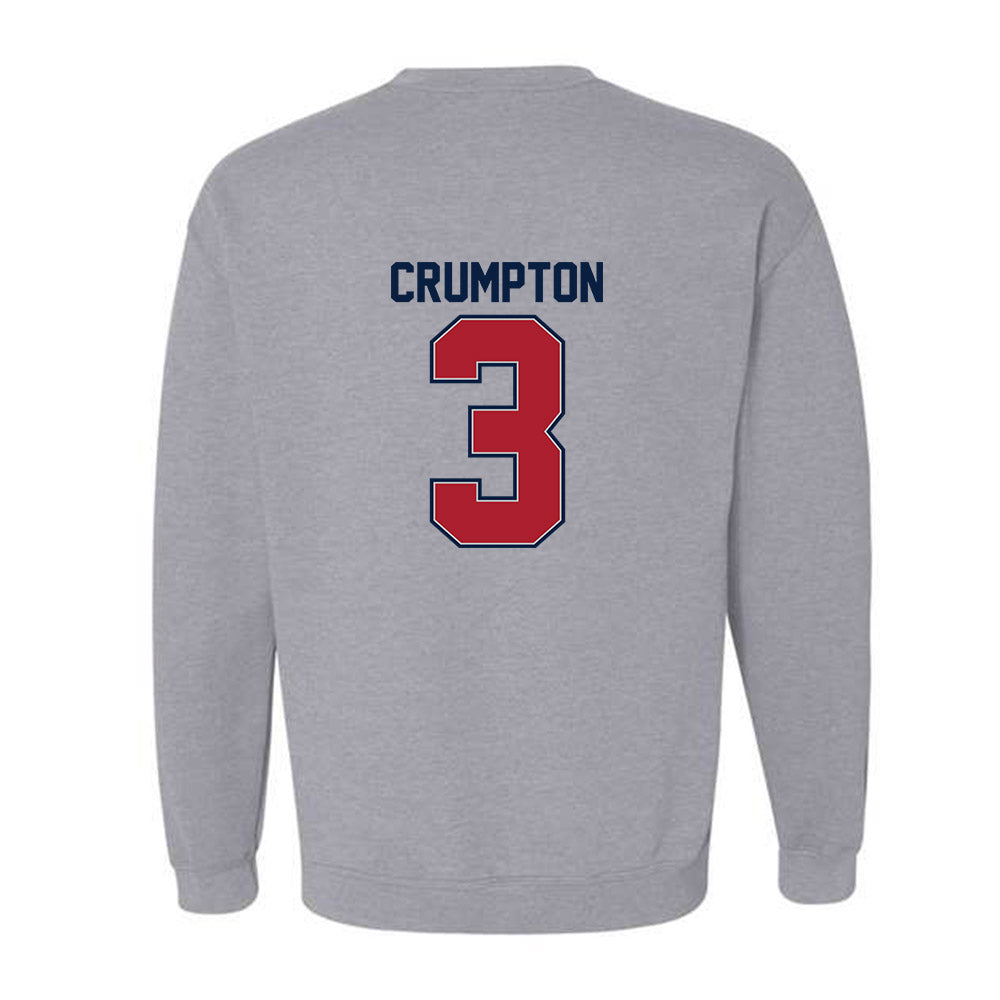 Liberty - NCAA Women's Lacrosse : Zuri Crumpton - Classic Shersey Crewneck Sweatshirt-1