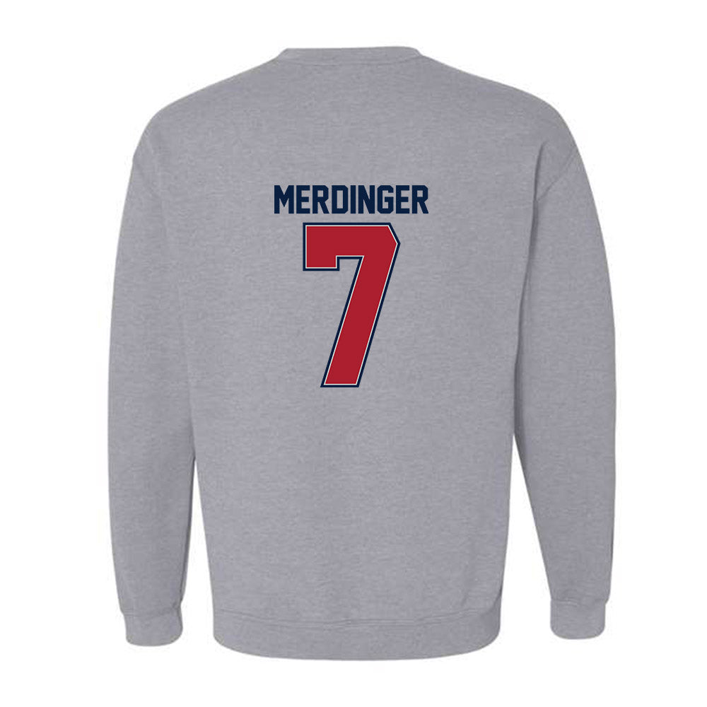 Liberty - NCAA Football : Michael Merdinger - Classic Shersey Crewneck Sweatshirt-1