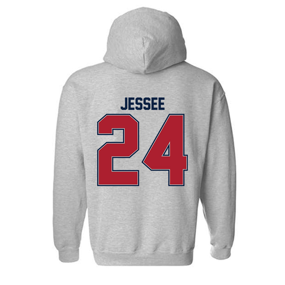 Liberty - NCAA Softball : Savannah Jessee - Classic Shersey Hooded Sweatshirt-1