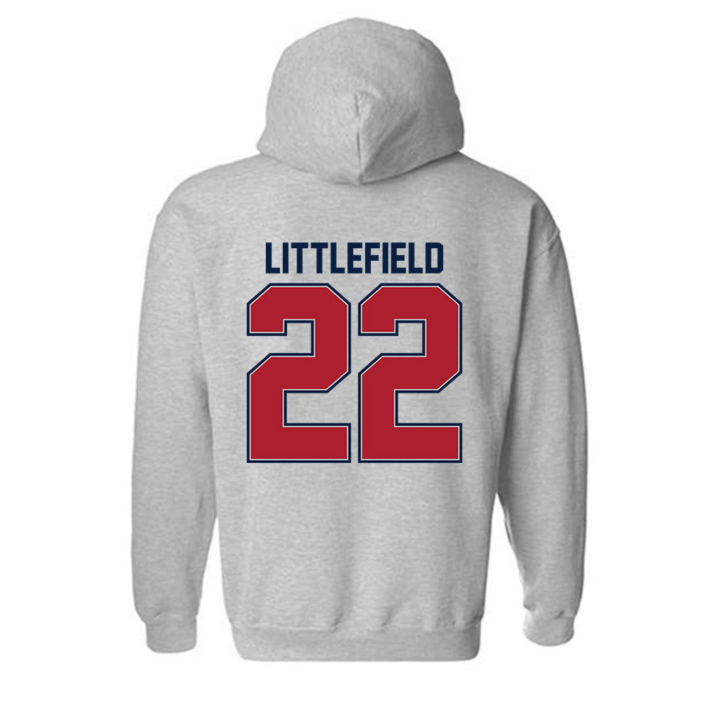 Liberty - NCAA Women's Volleyball : Molly Littlefield - Classic Shersey Hooded Sweatshirt-1