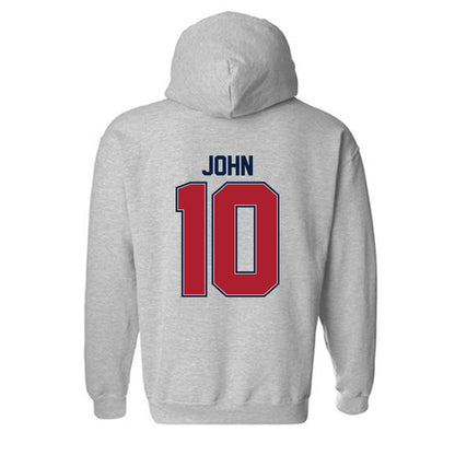 Liberty - NCAA Men's Soccer : Elijah John - Classic Shersey Hooded Sweatshirt-1