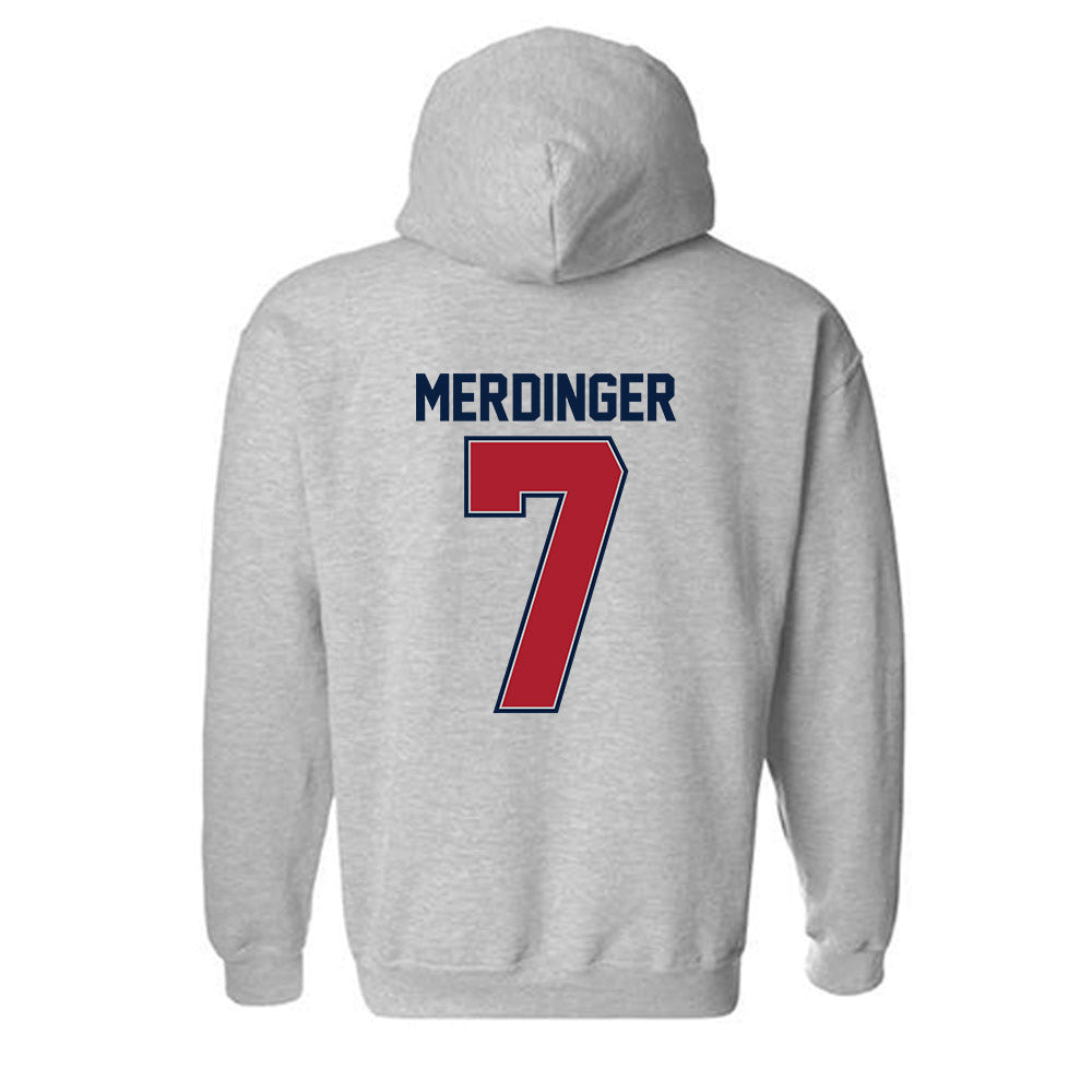 Liberty - NCAA Football : Michael Merdinger - Classic Shersey Hooded Sweatshirt-1