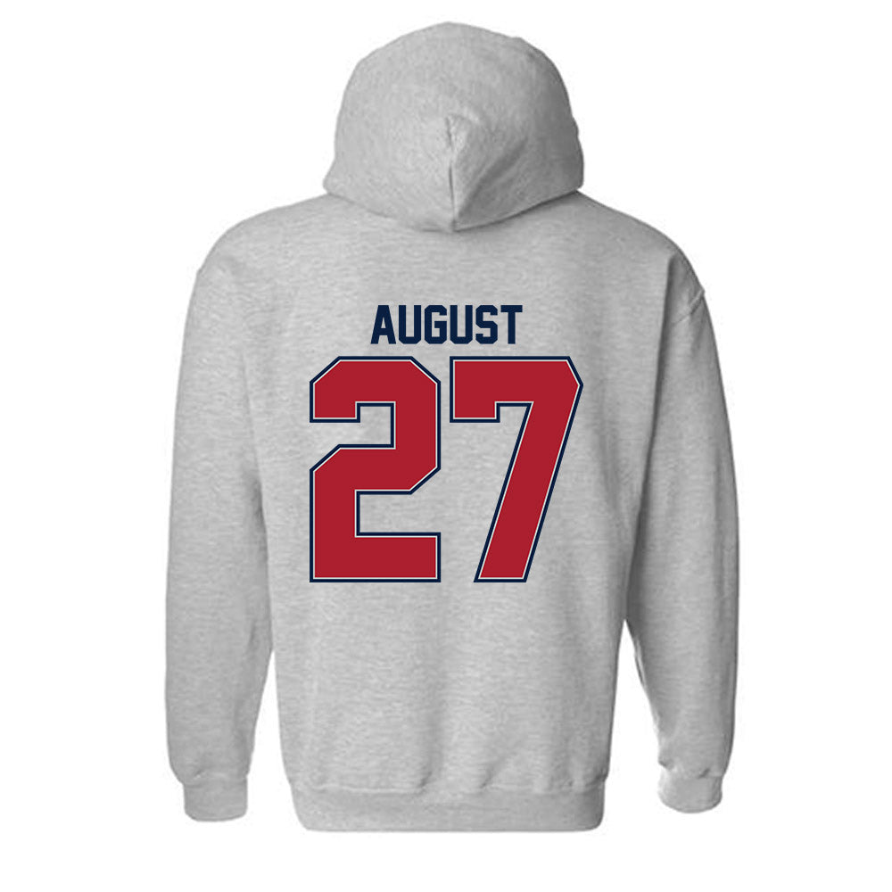 Liberty - NCAA Baseball : Tyler August - Classic Shersey Hooded Sweatshirt-1