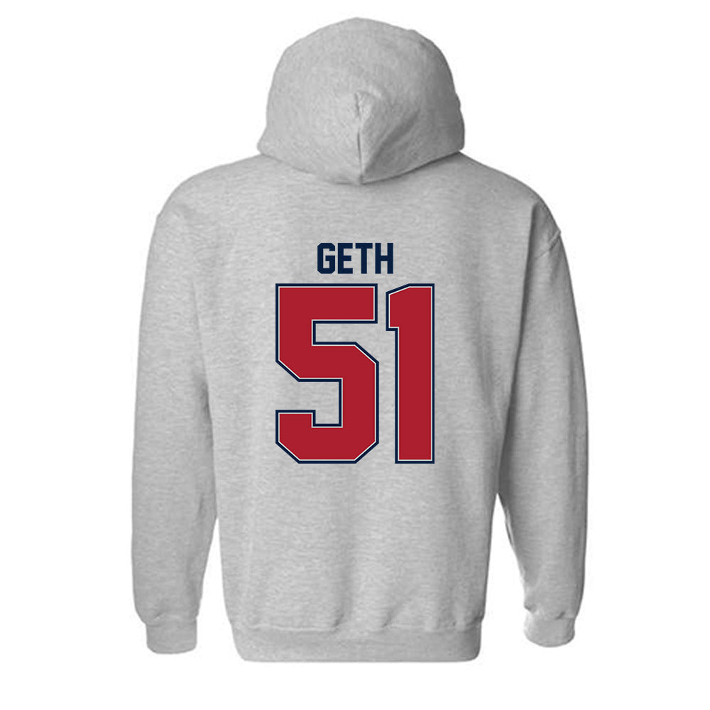 Liberty - NCAA Football : DJ Geth - Classic Shersey Hooded Sweatshirt-1