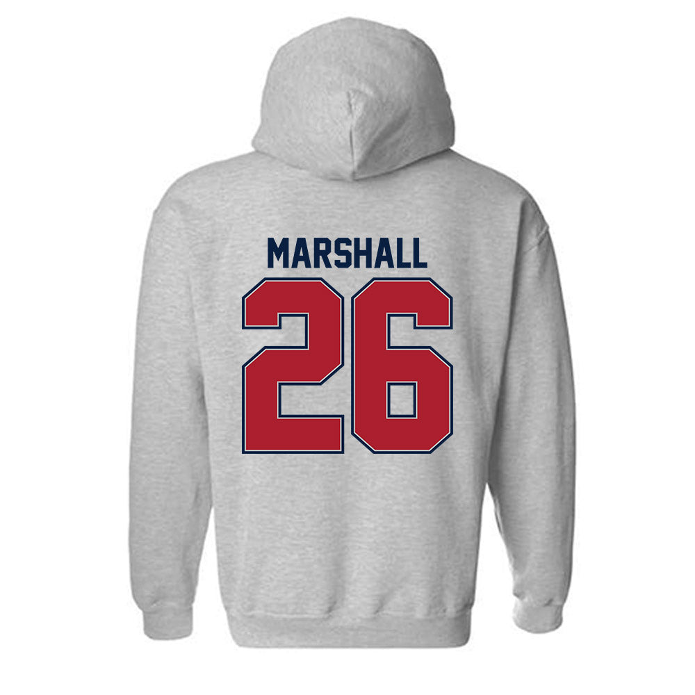 Liberty - NCAA Women's Lacrosse : Megan Marshall - Classic Shersey Hooded Sweatshirt-1