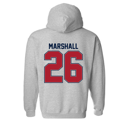 Liberty - NCAA Women's Lacrosse : Megan Marshall - Classic Shersey Hooded Sweatshirt-1