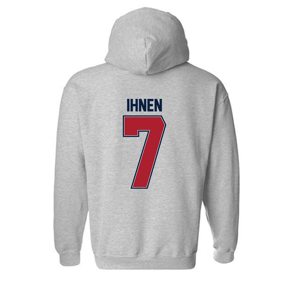 Liberty - NCAA Men's Basketball : Isaiah Ihnen - Classic Shersey Hooded Sweatshirt-1