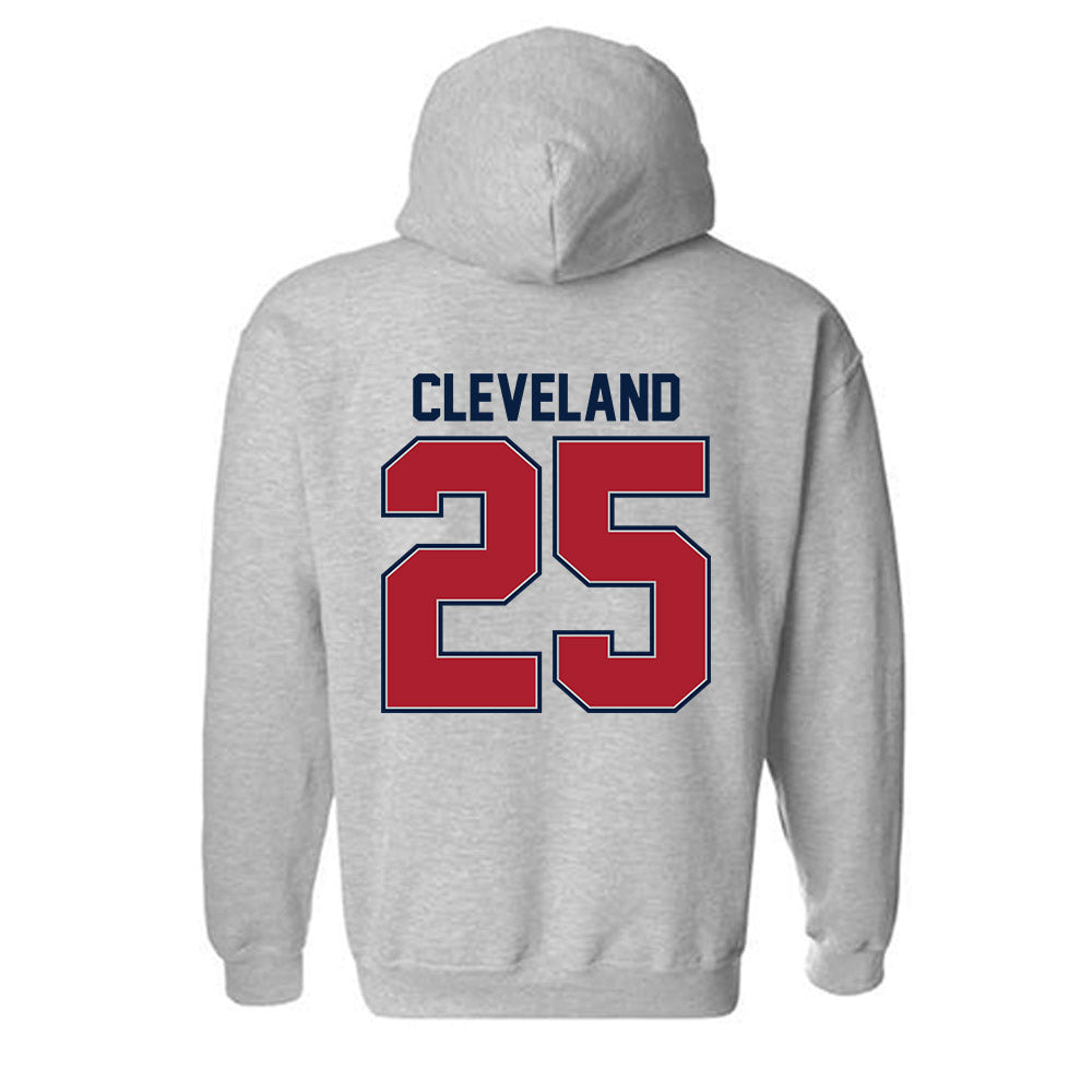 Liberty - NCAA Men's Basketball : Zach Cleveland - Classic Shersey Hooded Sweatshirt-1