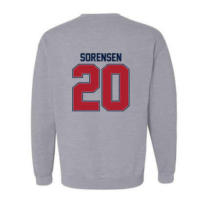 Liberty - NCAA Men's Basketball : Torr Sorensen - Classic Shersey Crewneck Sweatshirt-1