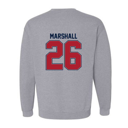 Liberty - NCAA Women's Lacrosse : Megan Marshall - Classic Shersey Crewneck Sweatshirt-1