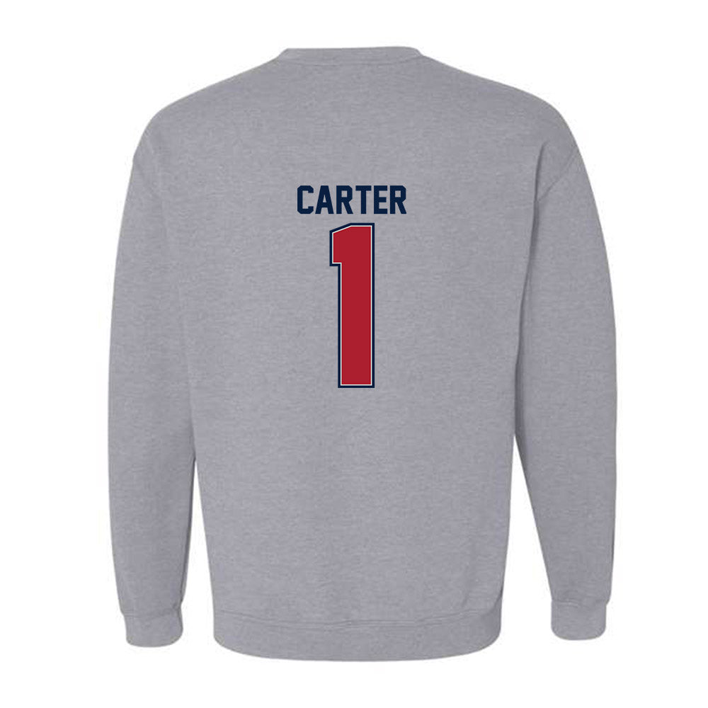 Liberty - NCAA Men's Basketball : Zander Carter - Classic Shersey Crewneck Sweatshirt-1