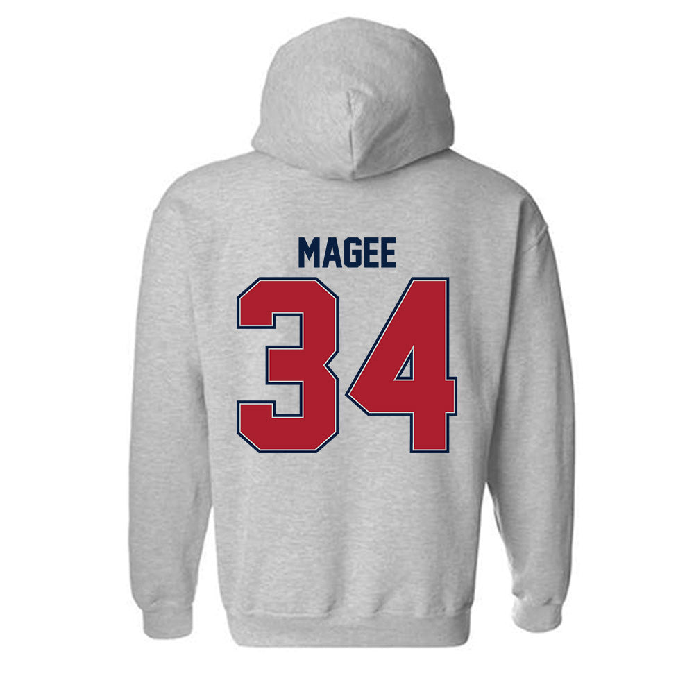 Liberty - NCAA Women's Soccer : Kayla Magee - Classic Shersey Hooded Sweatshirt-1