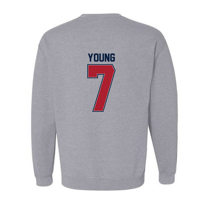 Liberty - NCAA Women's Lacrosse : Olivia Young - Classic Shersey Crewneck Sweatshirt-1