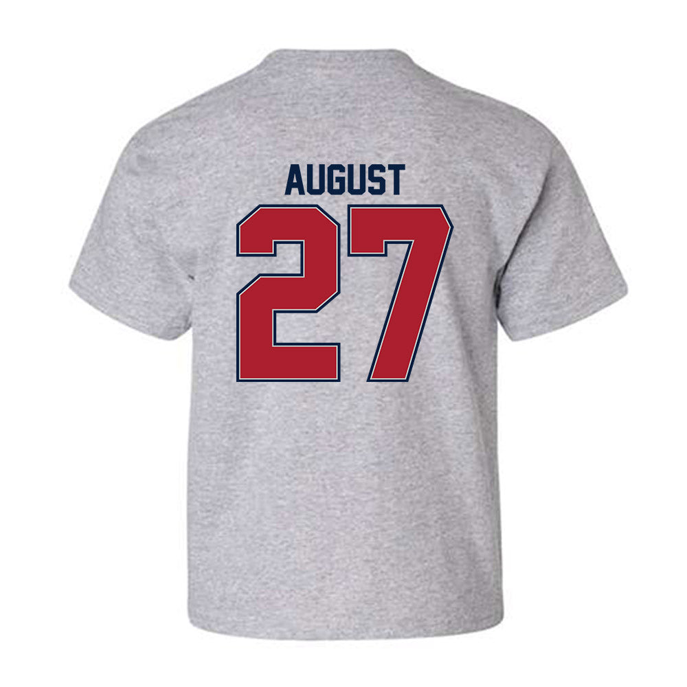 Liberty - NCAA Baseball : Tyler August - Classic Shersey Youth T-Shirt-1