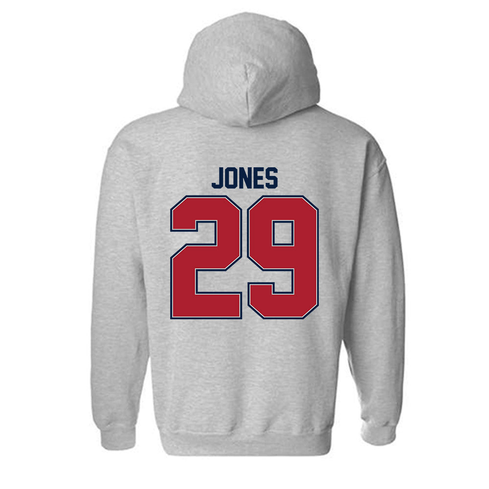 Liberty - NCAA Football : Akhori Jones - Classic Shersey Hooded Sweatshirt-1