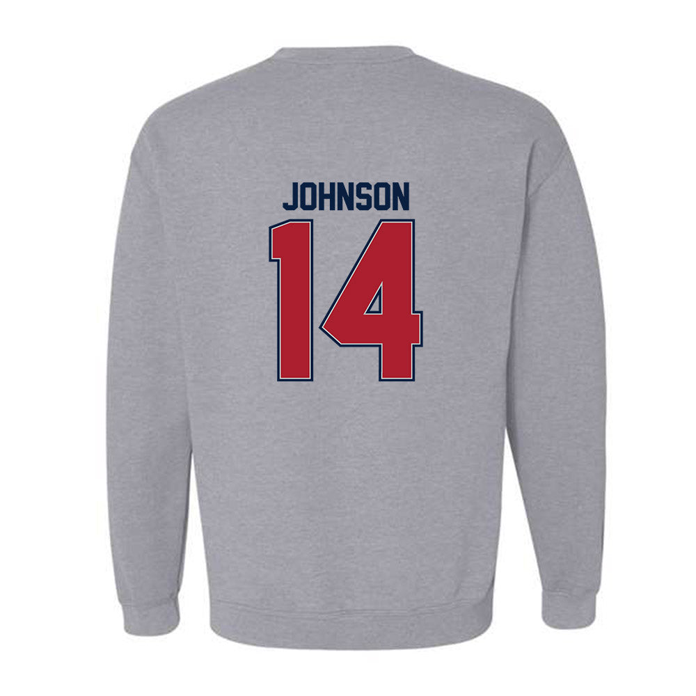 Liberty - NCAA Baseball : Peter Johnson - Classic Shersey Crewneck Sweatshirt-1