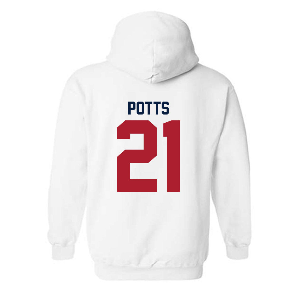 Liberty - NCAA Baseball : Jake Potts - Classic Shersey Hooded Sweatshirt-1