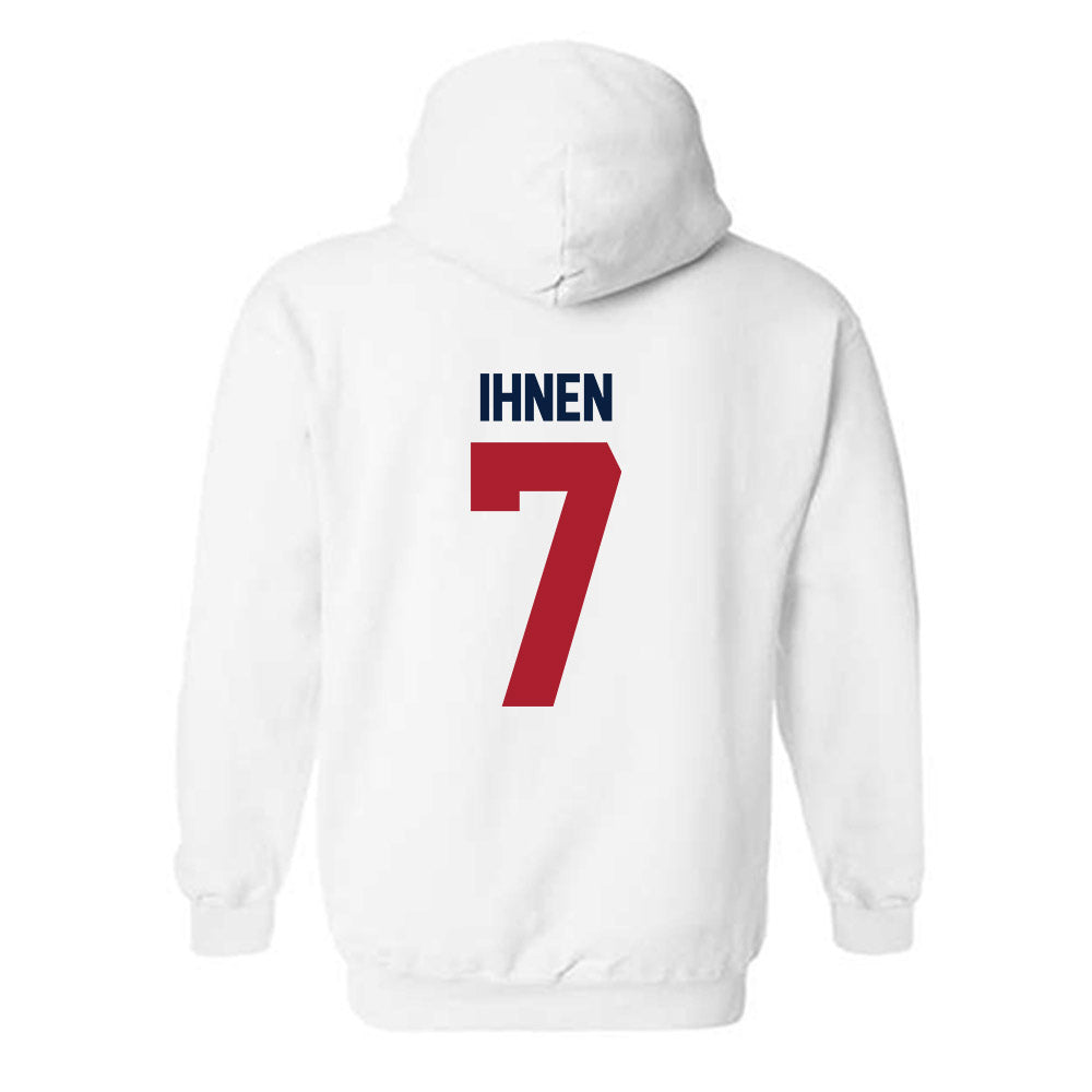 Liberty - NCAA Men's Basketball : Isaiah Ihnen - Classic Shersey Hooded Sweatshirt-1