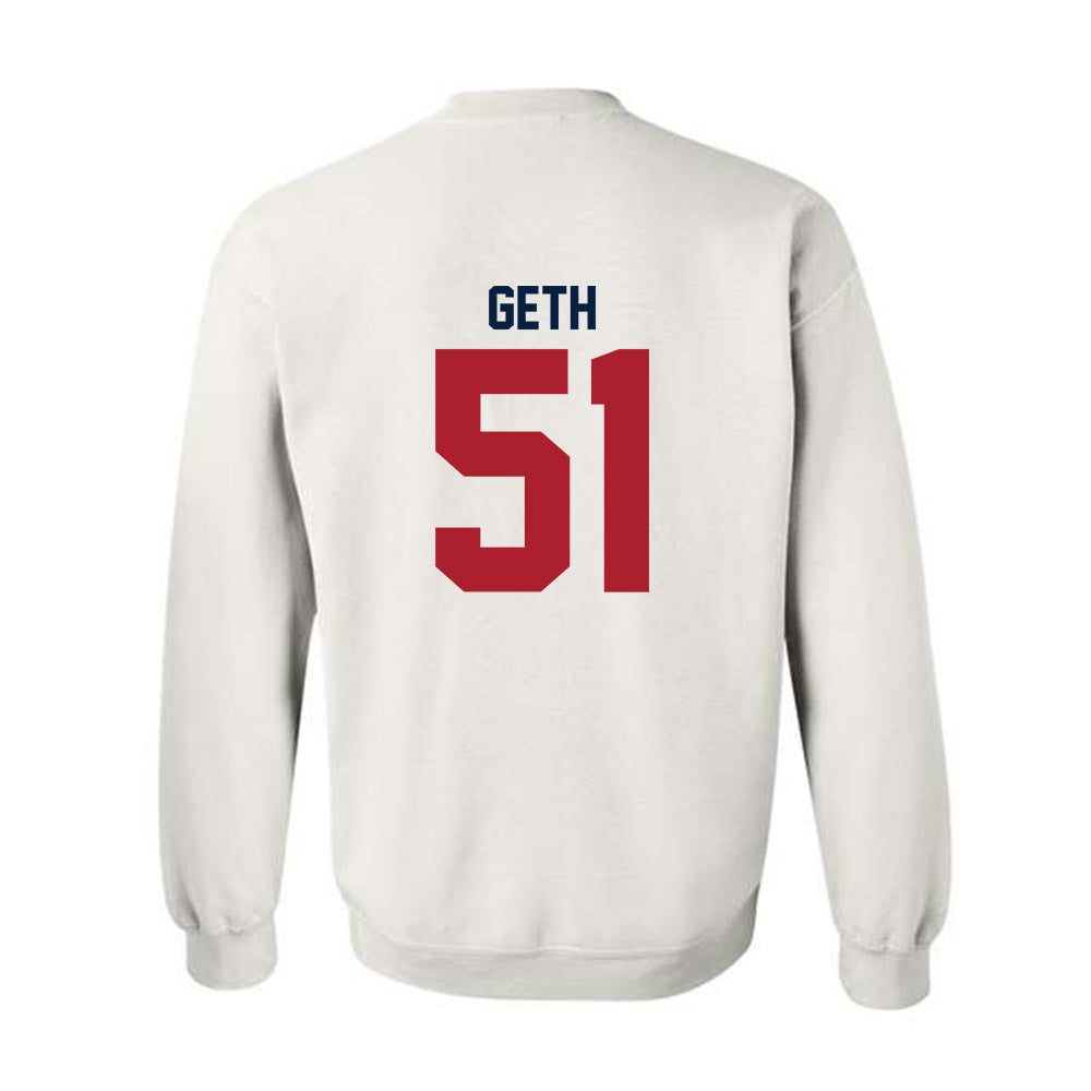 Liberty - NCAA Football : DJ Geth - Classic Shersey Crewneck Sweatshirt-1