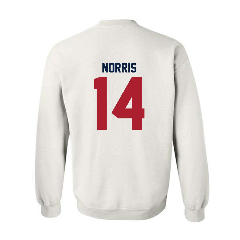 Liberty - NCAA Softball : Aubry Norris - Classic Shersey Crewneck Sweatshirt-1
