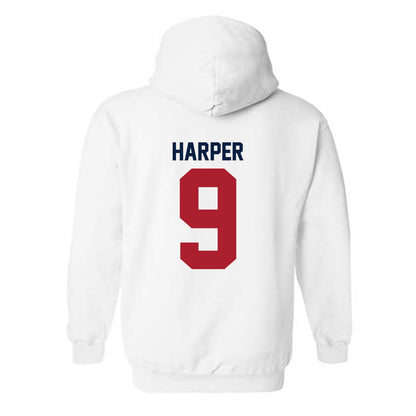 Liberty - NCAA Men's Basketball : JJ Harper - Classic Shersey Hooded Sweatshirt-1