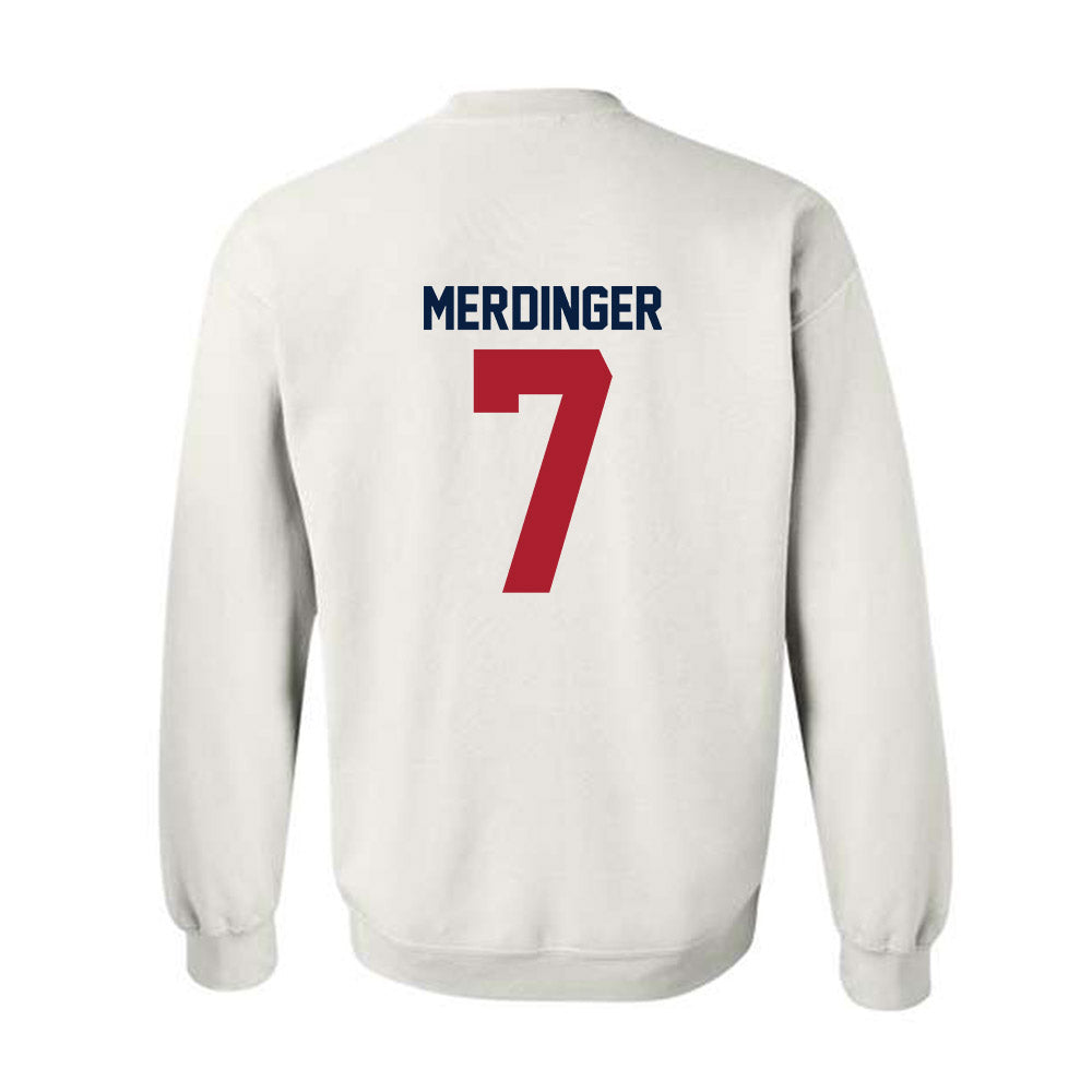 Liberty - NCAA Football : Michael Merdinger - Classic Shersey Crewneck Sweatshirt-1
