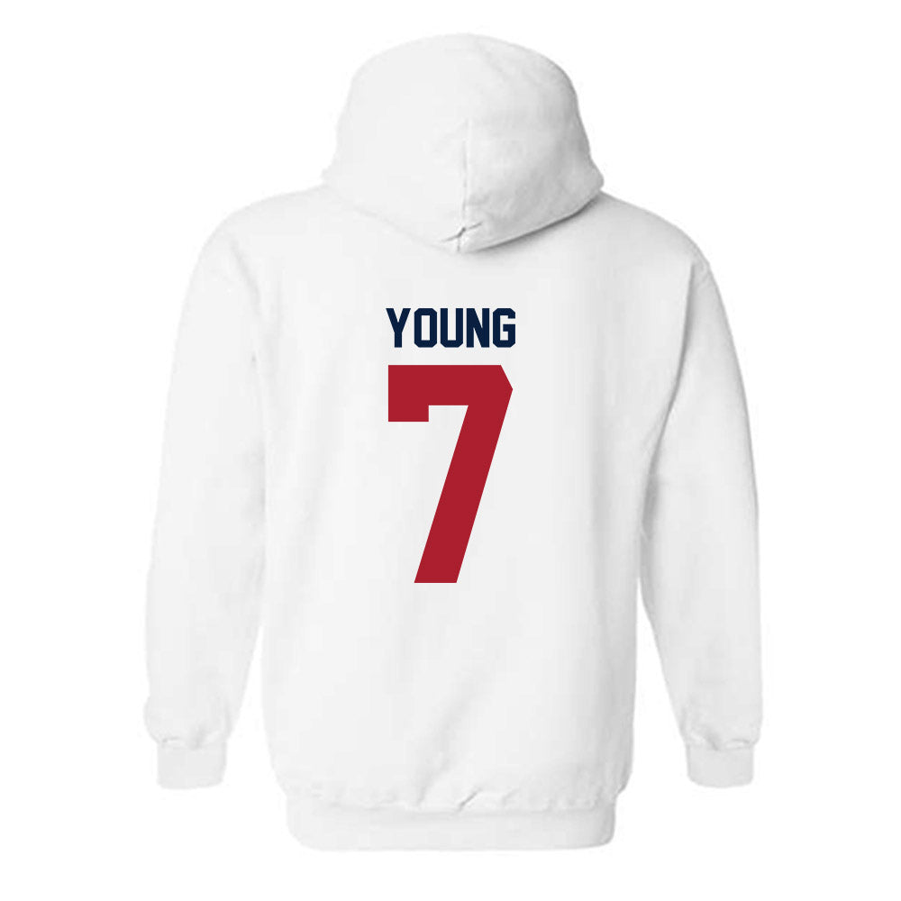 Liberty - NCAA Women's Lacrosse : Olivia Young - Classic Shersey Hooded Sweatshirt-1