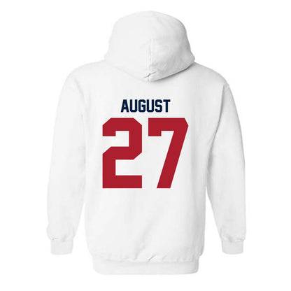 Liberty - NCAA Baseball : Tyler August - Classic Shersey Hooded Sweatshirt-1