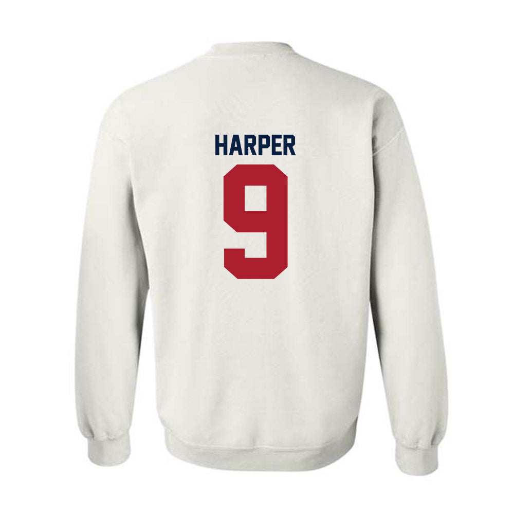 Liberty - NCAA Men's Basketball : JJ Harper - Classic Shersey Crewneck Sweatshirt-1