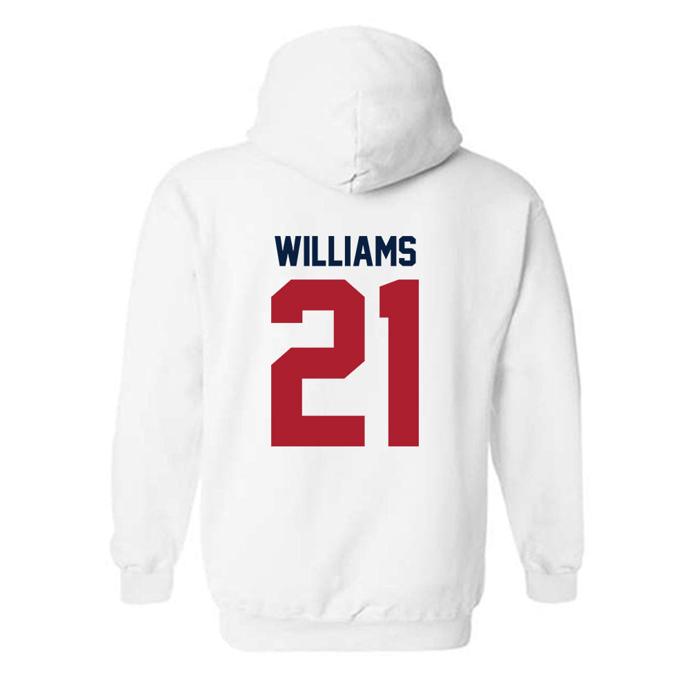 Liberty - NCAA Football : Caden Williams - Classic Shersey Hooded Sweatshirt-1