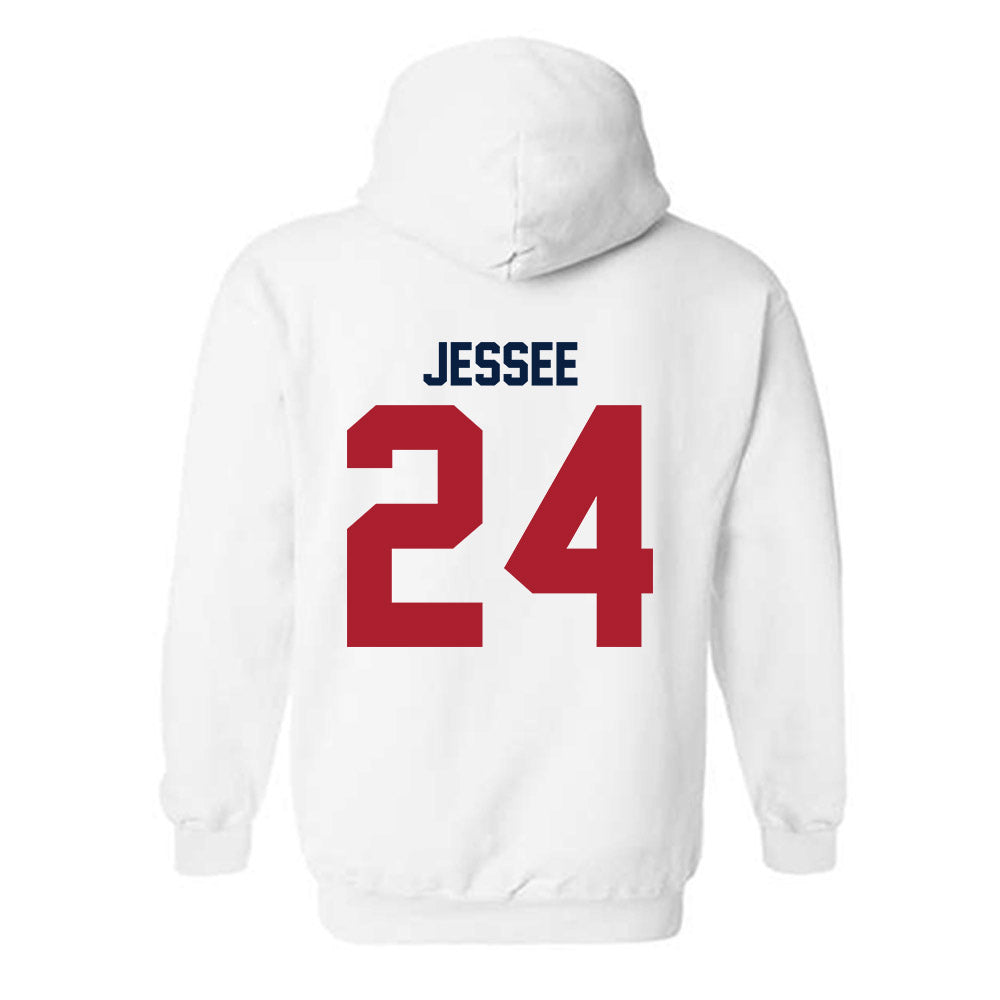 Liberty - NCAA Softball : Savannah Jessee - Classic Shersey Hooded Sweatshirt-1