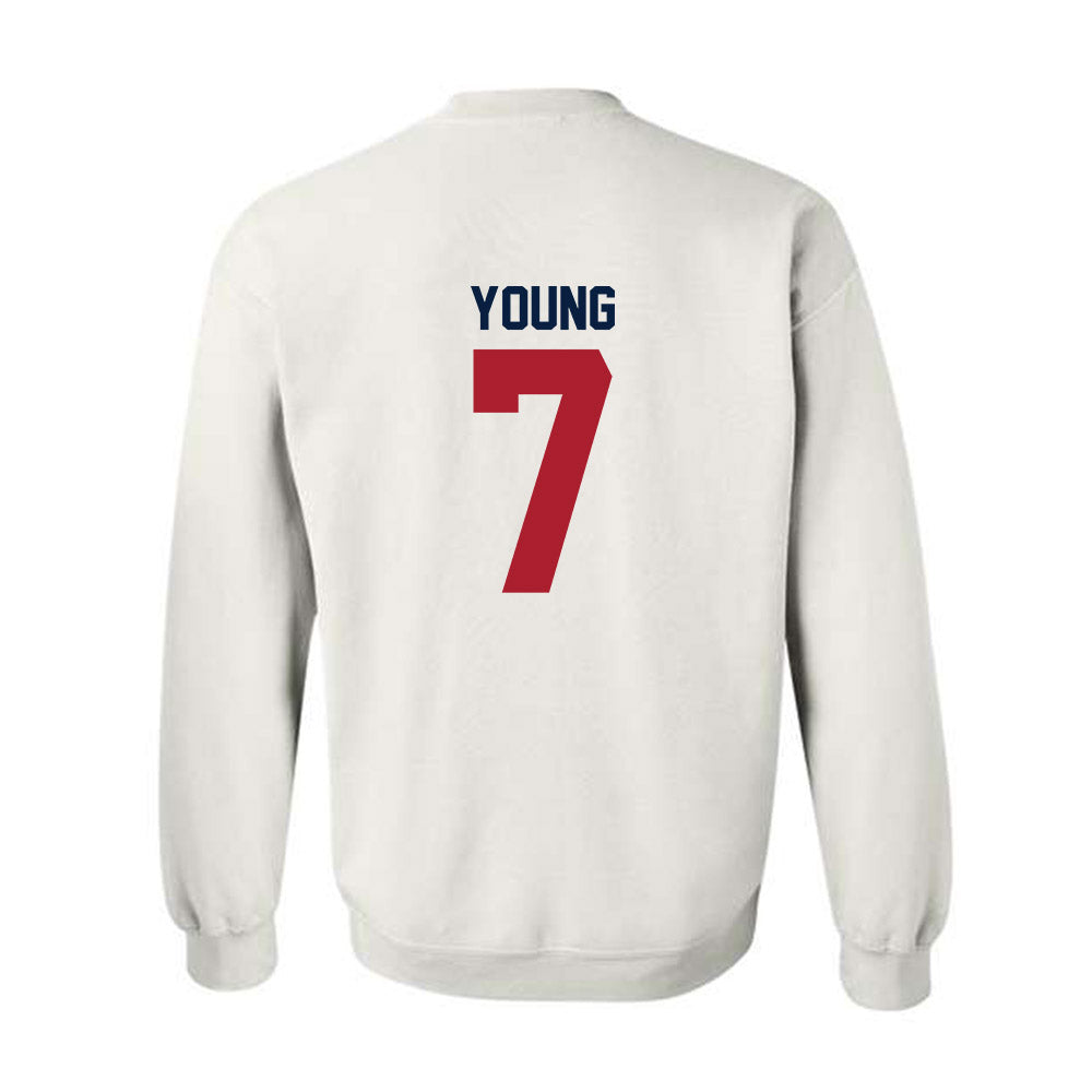 Liberty - NCAA Women's Lacrosse : Olivia Young - Classic Shersey Crewneck Sweatshirt-1