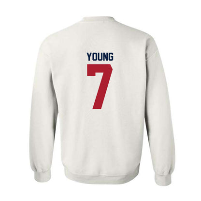 Liberty - NCAA Women's Lacrosse : Olivia Young - Classic Shersey Crewneck Sweatshirt-1