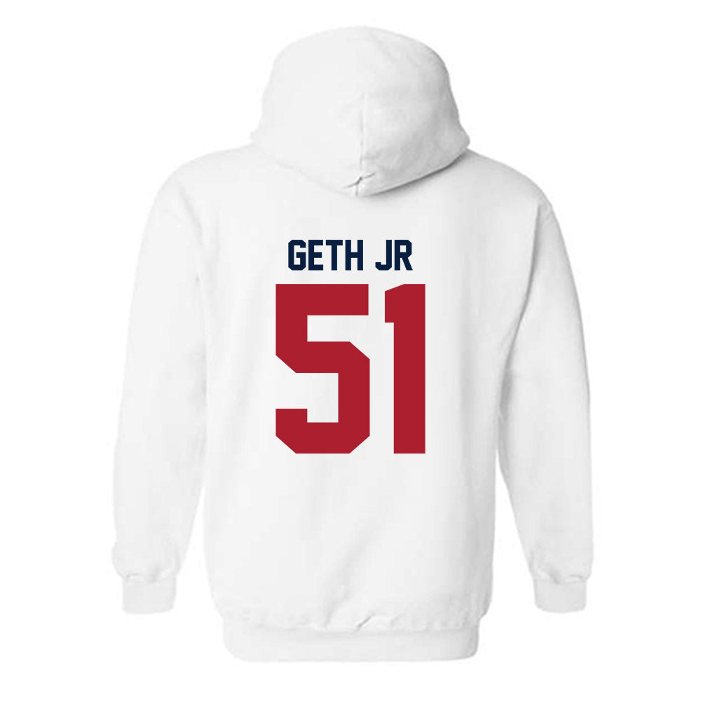 Liberty - NCAA Football : DJ Geth Jr - Classic Shersey Hooded Sweatshirt-1