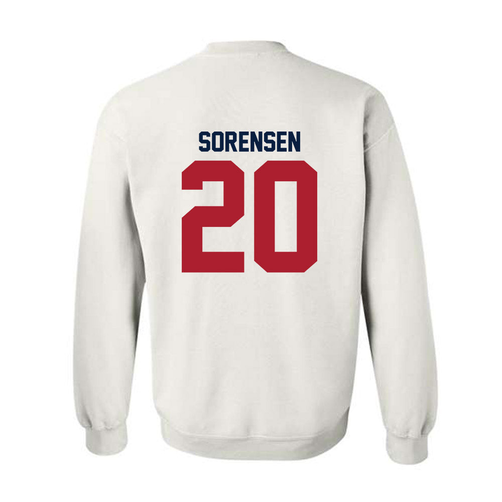Liberty - NCAA Men's Basketball : Torr Sorensen - Classic Shersey Crewneck Sweatshirt-1