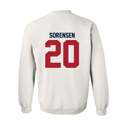 Liberty - NCAA Men's Basketball : Torr Sorensen - Classic Shersey Crewneck Sweatshirt-1