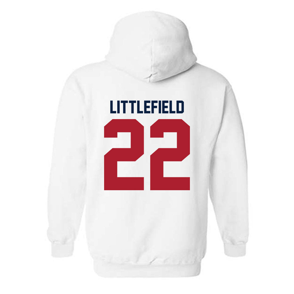 Liberty - NCAA Women's Volleyball : Molly Littlefield - Classic Shersey Hooded Sweatshirt-1