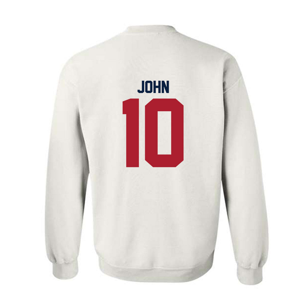 Liberty - NCAA Men's Soccer : Elijah John - Classic Shersey Crewneck Sweatshirt-1