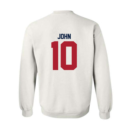 Liberty - NCAA Men's Soccer : Elijah John - Classic Shersey Crewneck Sweatshirt-1