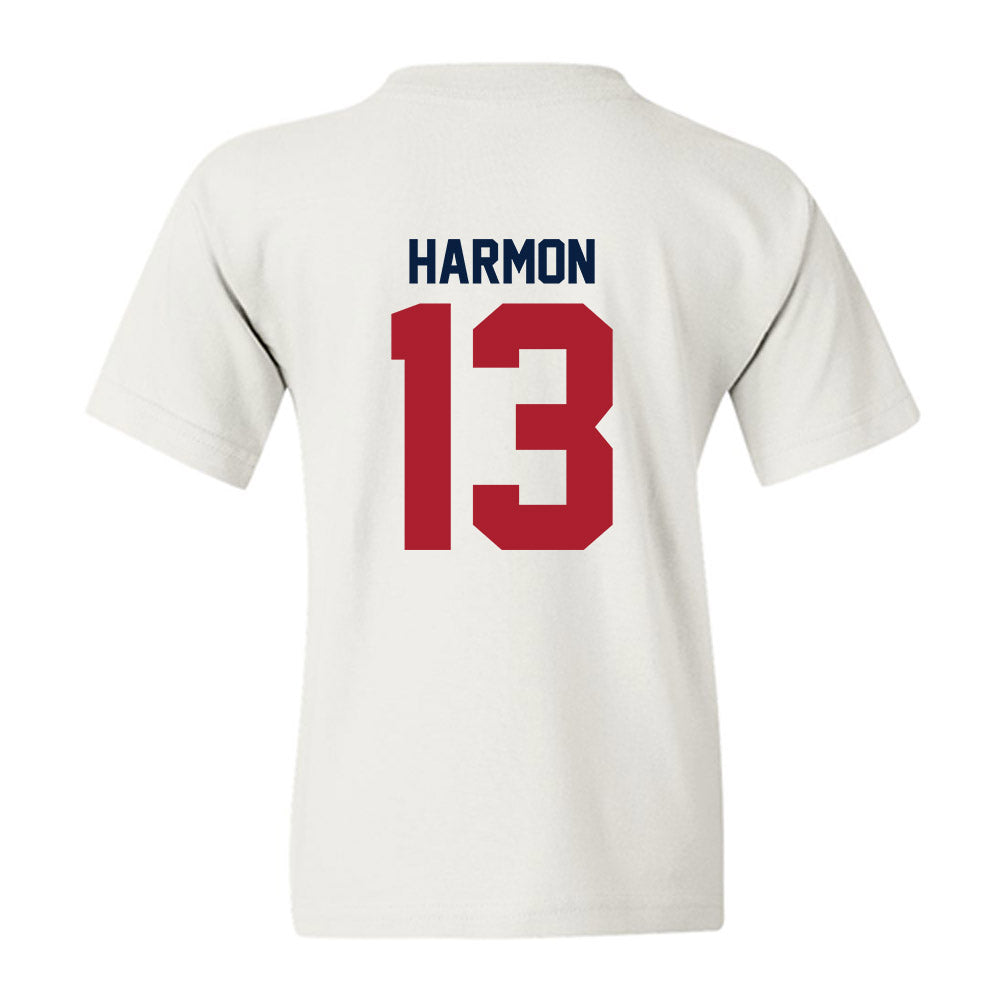 Liberty - NCAA Football : Damond Harmon - Classic Shersey Youth T-Shirt-1