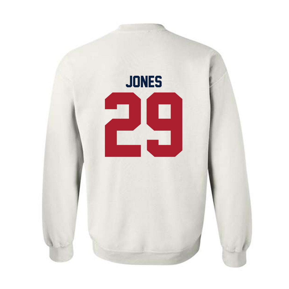 Liberty - NCAA Football : Akhori Jones - Classic Shersey Crewneck Sweatshirt-1