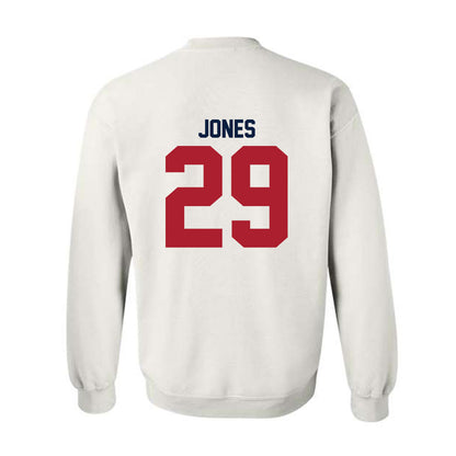 Liberty - NCAA Football : Akhori Jones - Classic Shersey Crewneck Sweatshirt-1